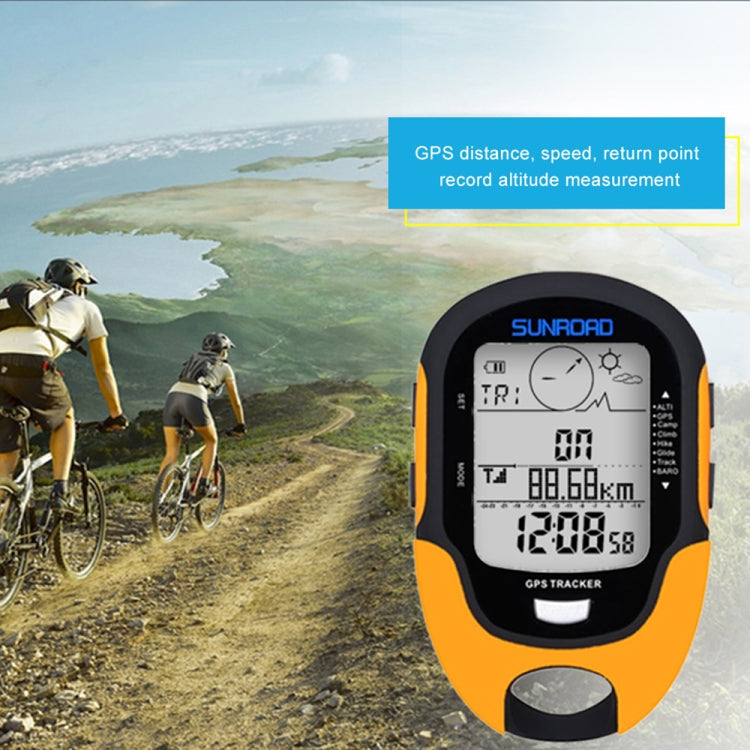 SUNROAD Multi-Function LCD Digital Altimeter with Compass & Barometer & Thermometer & Hygrometer & Weather Forecast & LED Flashlight and Clock