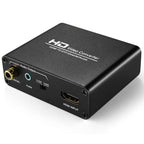 HDV-339 Full HD HDMI to DVI + Digital Coax / Analog Stereo Audio Converter Adapter (Black)