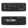 HDV-339 Full HD HDMI to DVI + Digital Coax / Analog Stereo Audio Converter Adapter (Black)
