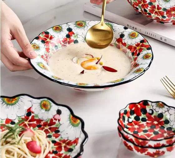 Summer ceramic bowls