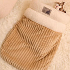 3-Layer Pet Sleeping Bag for Cats & Small Dogs