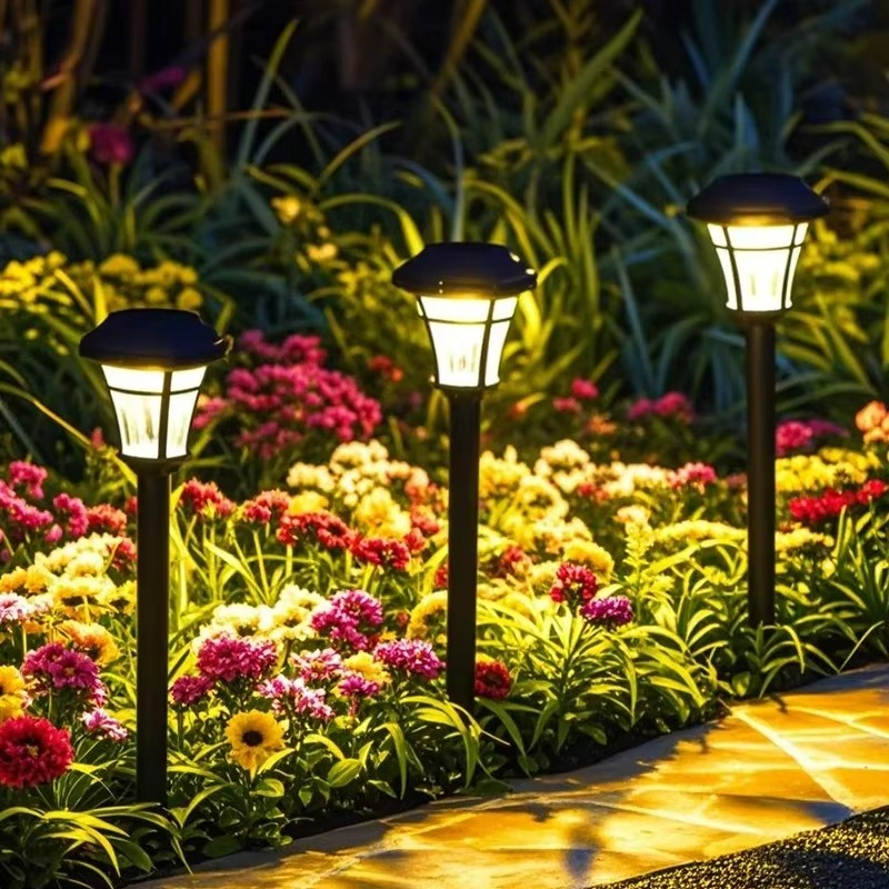 Solar LED Waterproof Ground Lights for Outdoor Gardens and Pathways
