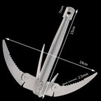 AquaGripX Folding Anchor for Boats | Robust Grip Hook with Rope | Foldable & Rustproof | For Kayak, Canoe & Fishing Accessories
