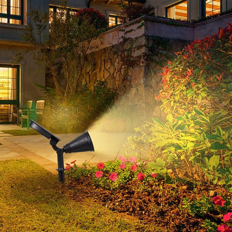 SolarBeam Outdoor Solar Spotlight with Stake for Landscaping