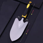 Groviva Garden Tool Set 4-pcs. | Stainless Steel | Hoe & Shovel | For Digging, Planting & Weeding