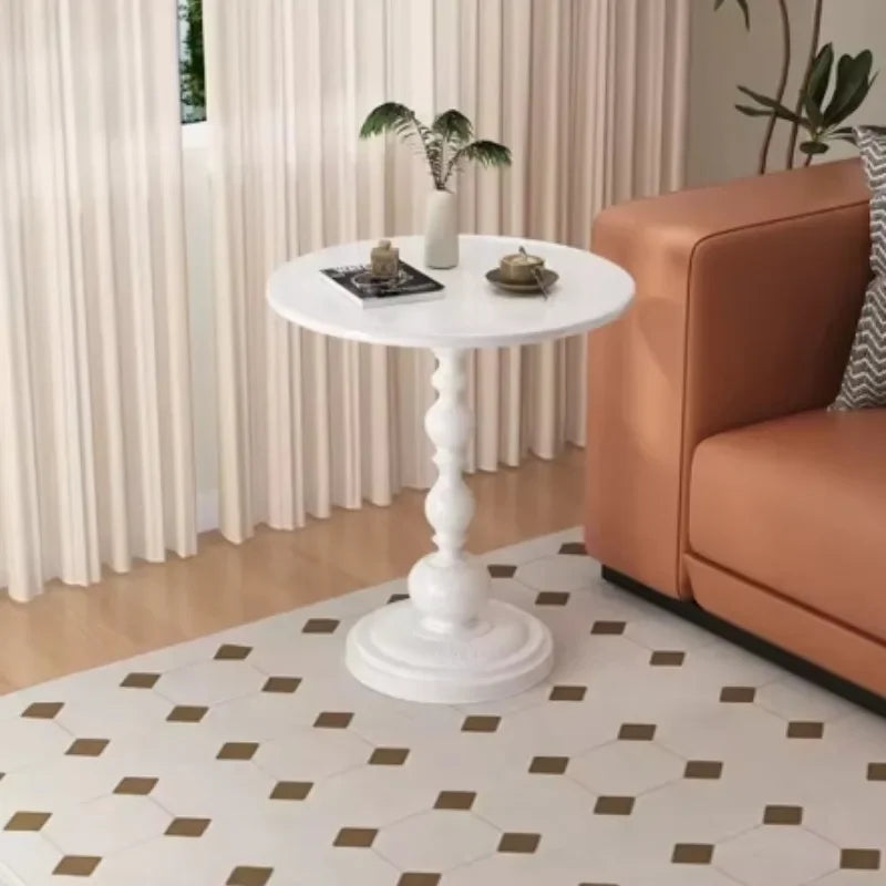 Vintage Modern Round Side Table