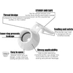 Dropfinity Bottle Caps | Leak-proof & Resource-saving | Universally Usable
