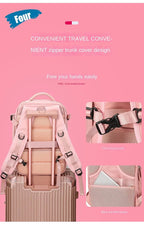Travel Carry-On Backpack with Shoe Compartment