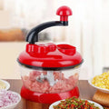 SchnittFix EcoChop Manual Garlic & Vegetable Chopper | Stainless Steel Blades | 16×16×13.5 cm | Multifunctional Kitchen Chopper