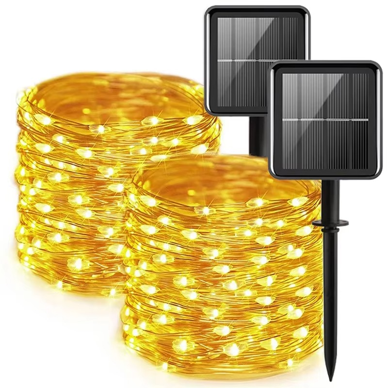 Enchanted Solar LED Garden Lights – Copper Wire