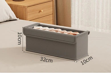 Neatvero Storage Box | Foldable & Washable | Breathable & Stable | For Socks & Underwear