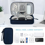 Techviva PackSafe Electronic Organizer Bag | 2-layer & waterproof | For cables, chargers, USB & accessories | Compact & portable