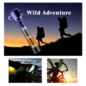 Multifunctional Solar Power Flashlight