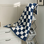 COLOURFUL CHECKERBOARD THROW