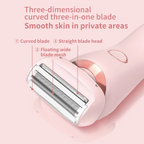 2-in-1 Women’s Cordless Hair Removal Razor and Bikini Trimmer