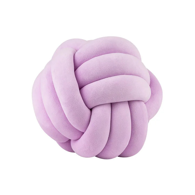 Plush Knot Cushion (Velvet)