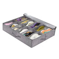 OrdiShoe Shoe Organizer | Under Bed Storage | 12 Pairs Capacity | Dustproof & Foldable