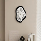 Surreal melting nordic wall clock