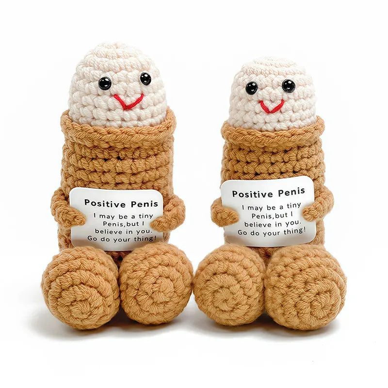 Emotional Support Adult Humor Crochet Doll