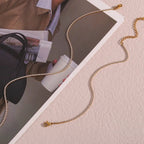 2mm Dainty Tennis Chain Bracelet and Necklace