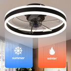 Aura Silent LED Ceiling Fan Light