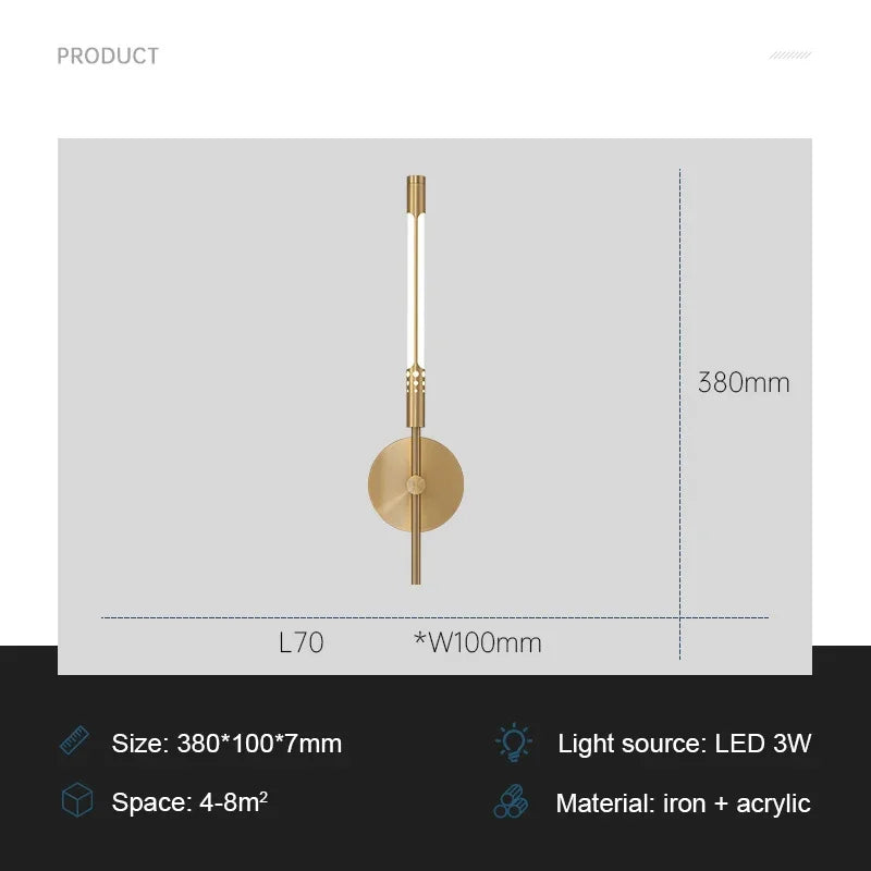 ModernLux Wall Light – Luxury LED Wall Lamp for Home