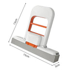 Scratch-Safe Compact Dual Texture Sponge Mop with a Replaceable Sponge Head