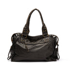 NoirClass - Elegant Black Leather Handbag