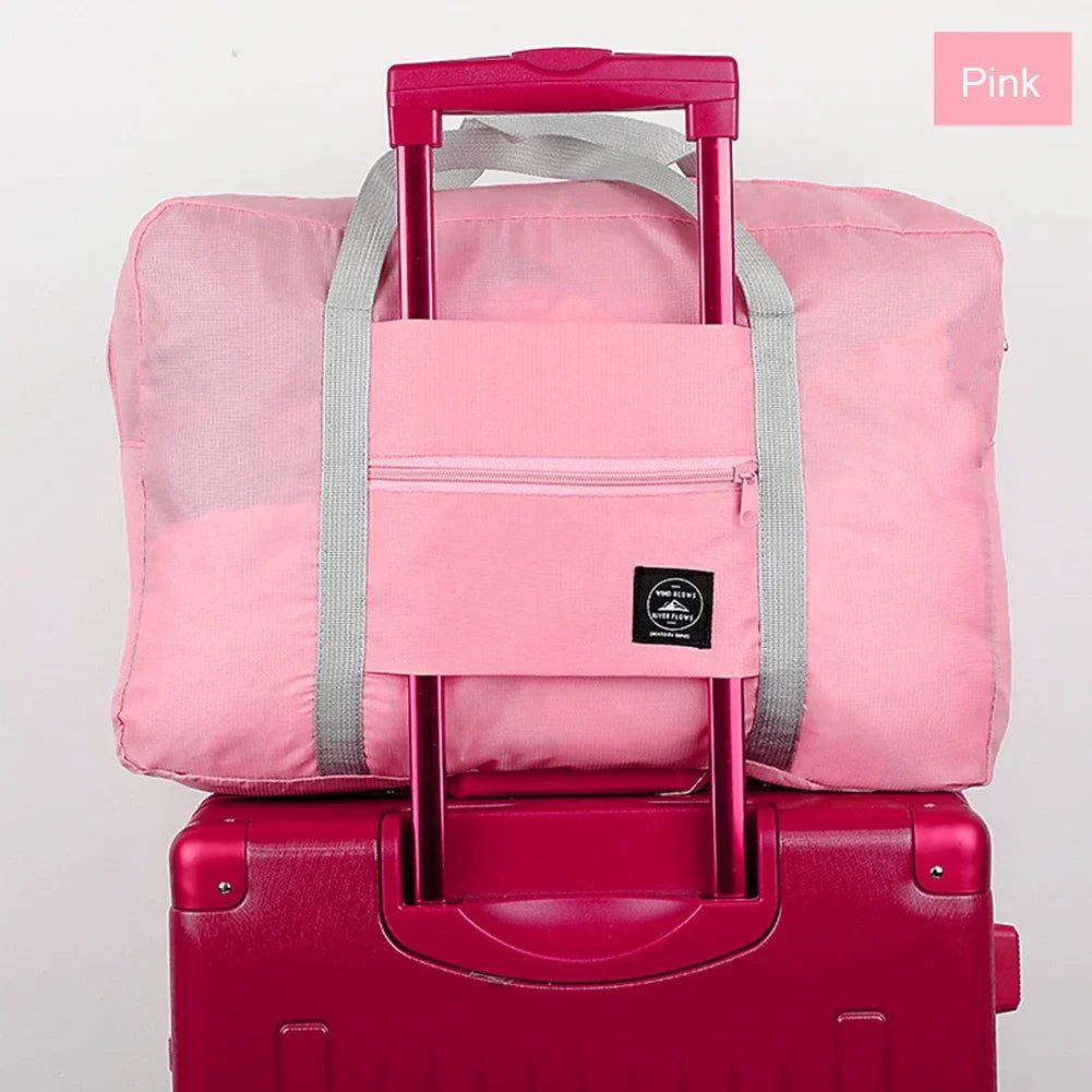 Voyapura Folding Travel Bag | Waterproof & Ultralight | Large Capacity | Unisex Nylon Luggage