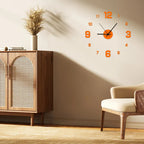 Creative frameless wall clock
