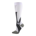 Men's Mid Calf Medical Nursing Socks, Breathable Nylon Compression Support
