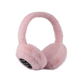 Wireless Plush Earphones with Bluetooth 5.2 and Warm Fur Design