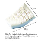 Hypoallergenic natural latex breathable ergonomic pillow