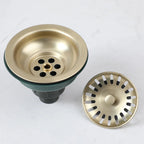 AquaGuard Stainless Steel Sink Strainer with Odor Filter – Pop-Up Stopper & Anti-Blocking Basket