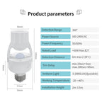 Motion-Activated Adjustable Smart Light Socket