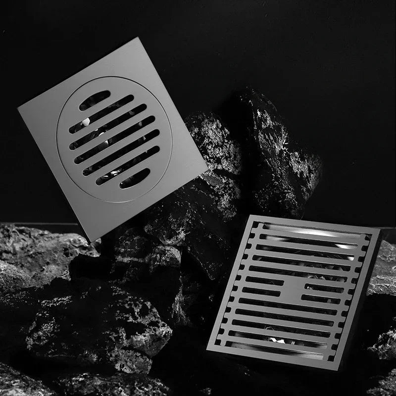 AquaShield Square Stainless Steel Floor Drain