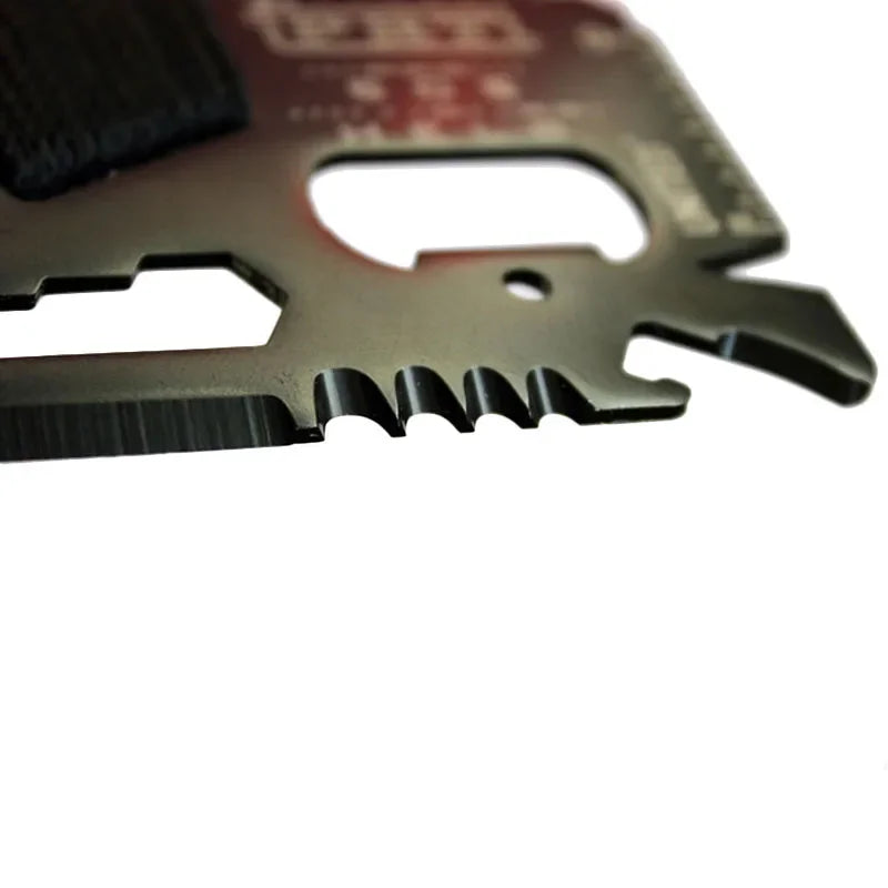 GearPro MultiTool Card | 14-in-1 stainless steel tool for outdoor adventures | Compact & Versatile
