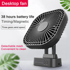 BreezePro Fan | Compact & Cordless | 38 Hours Runtime | Flexible and Quiet