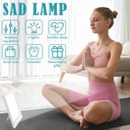 Light Therapy Lamp with Adjustable Brightness and Color Settings