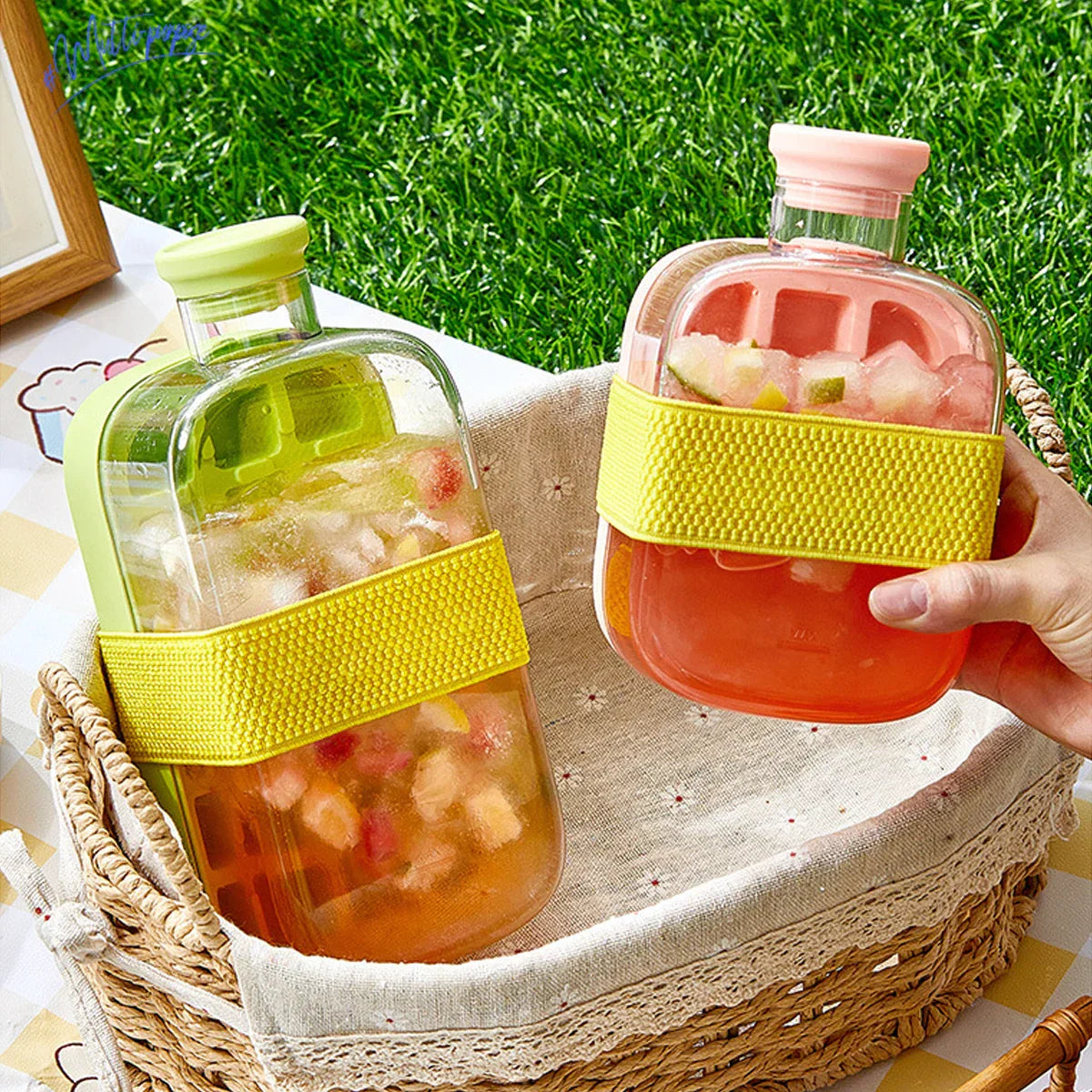 One Touch Ice Maker Beverage Bottle