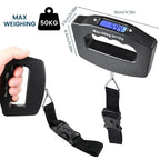 WeighLite Digital Luggage Scale | LCD Display with Backlight | Up to 50 kg | Portable & Precise | For Travel & Baggage