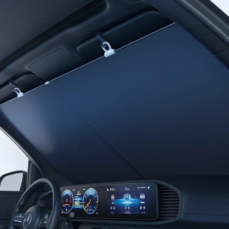 Retractable Anti-UV Light Car Windshield Sunshade