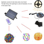 SolviaLux Solar Control Box for Fairy Lights | With Remote Control & 8 Modes | Dimmable & Waterproof IP65