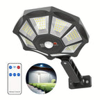 Lumiaro OctaBeam | 360° Solar lamp | 168 LEDs & motion sensor | With remote control