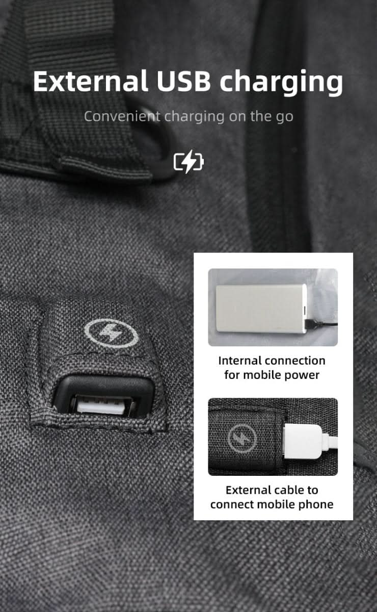 Multifunctional outdoor backpack with USB port