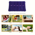 Napvoy Inflatable Travel Pillow | Foldable & Lightweight | 47×30 cm Comfort | For Camping & Air Travel