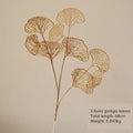 Decorative Flower Gold Series | Palm Leaf, Ginkgo & Eucalyptus | Artificial Flower 67–84 cm | Wedding & Christmas