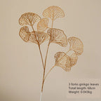 Decorative Flower Gold Series | Palm Leaf, Ginkgo & Eucalyptus | Artificial Flower 67–84 cm | Wedding & Christmas