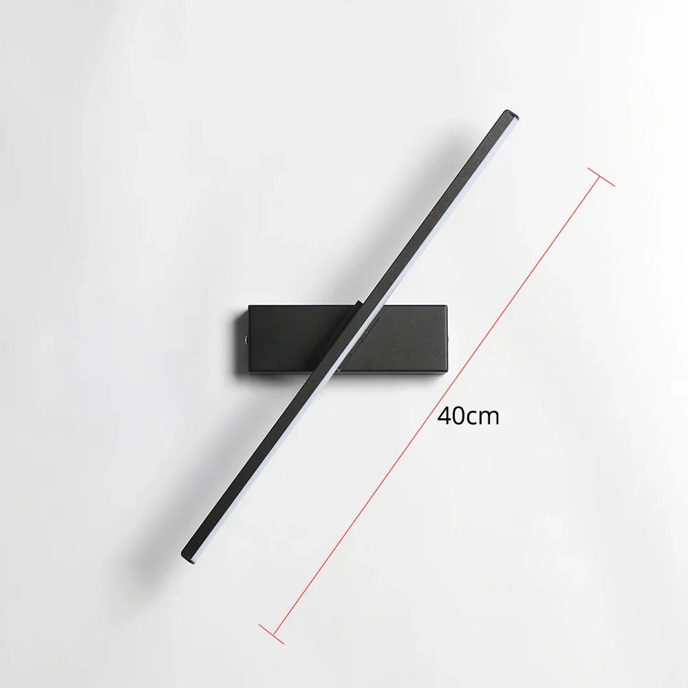 AuroLite Adjustable LED Wall Light | 330° Swiveling | Modern Design for Bedroom & Living Room | Aluminum