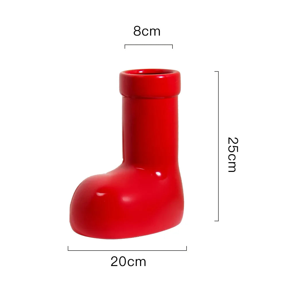 Ankle Boots Vase